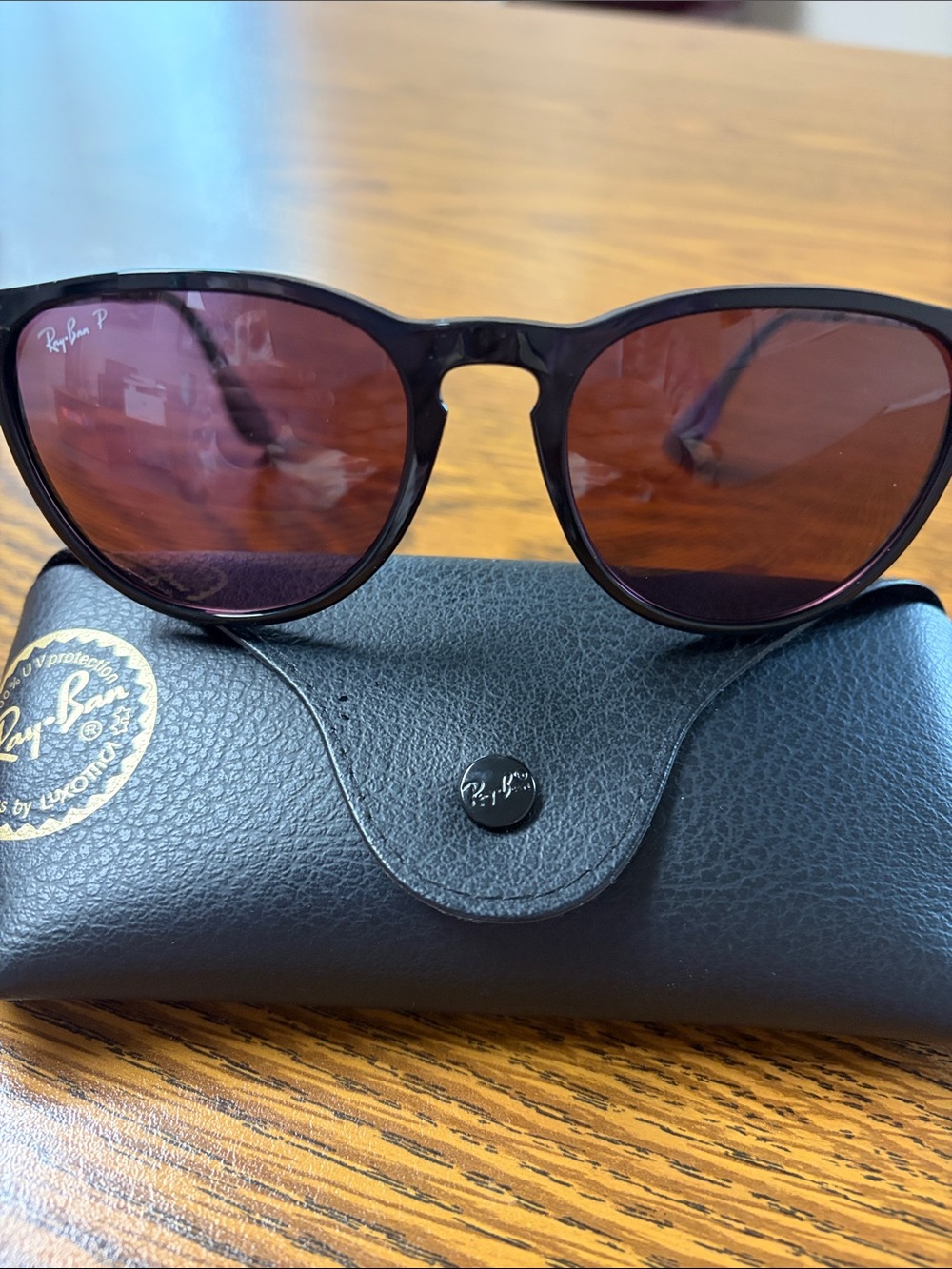 Polarized Ray Ban Erika RB4171 Sunglasses - Picture 4 of 4